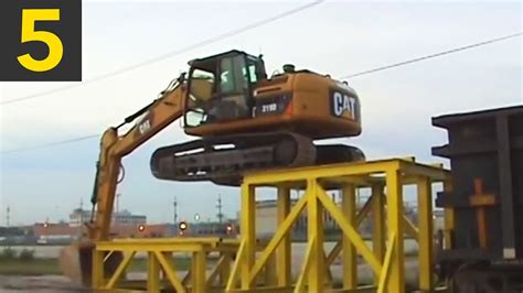 Top 5 Awesome Excavator Tricks 